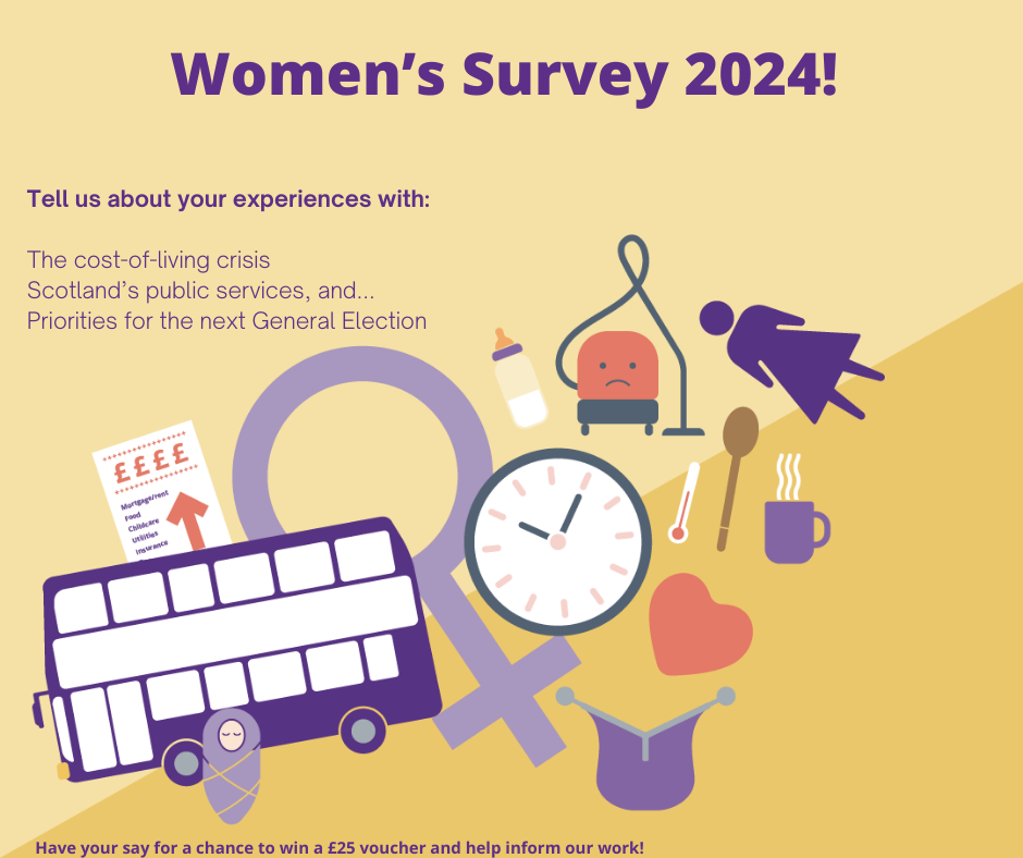 Scottish Women's Budget Group | SWBG blog | Women's Survey 2024 Launch